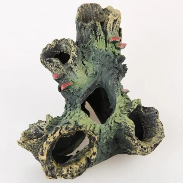 Resina Rockery para Aquários: Caverna Decorativa e Esconderijo para Peixes - Ornamento de Montanha 1pc