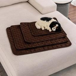 Impermeável Pet Bed Mat, Capa de fralda para cães reutilizável, Cobertor de móveis para animais de estimação, gato, assento de carro - Image 5