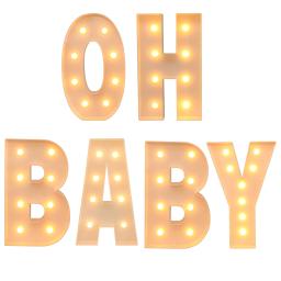 Caixa De Enchimento De Balão De Quadro De Luz LED, A-Z Carta Gigante, Decoração De Festa De Aniversário, Menino, Menina, Chuveiro De Bebê, Casamento, Decoração De Natal - Image 3