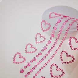 Amor Coração Adesivos para Arte Corporal, DIY, Face Jewels, Maquiagem, Olhos, 3D, Música, Festa, Acessórios Festival, Novo - Image 4