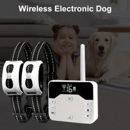 Cerca eletrônica sem fio para animais, Controle remoto recarregável, IP65 impermeável, Resistente ao desgaste, Colar de treinamento - Image 1