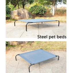Pet Cama Elevada de Refrigeração Do Cão, Respirável, Portátil, Berços Elevados, Antiderrapante, Dobre, Interior, Exterior, Cat Kennel, Pet Supplies, Verão - Image 3