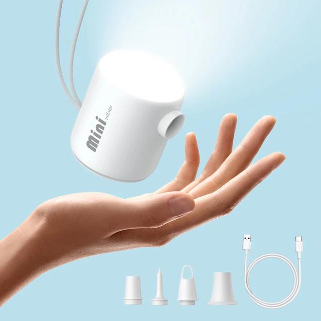 Bomba de Ar Sem Fio Baseus: Compressor Portátil para Camping e Infláveis, Ideal para Camas, Tapetes e Anéis de Natação