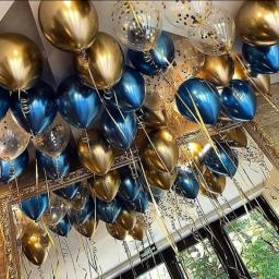 10 pcs balões de confete cromo metálico látex transparente hélio balão festa de aniversário do chuveiro do bebê adulto decoração de casamento bola - Image 2