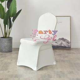 Capa de cadeira de banquete capas de cadeira de elastano estiramento para decoração do hotel de festa de casamento - Image 5