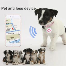 Cão pata localizador de rastreamento bluetooth, prevenção de perda inteligente, telefone móvel de baixa potência, alarme bidirecional, pet tracker, 5.0 - Image 2