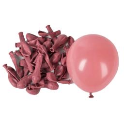 40 pçs conjunto de balões rosa empoeirado boho pele bege retro feijão empoeirado rosa ouro látex balão para aniversário meninas decoração do chuveiro do bebê - Image 5
