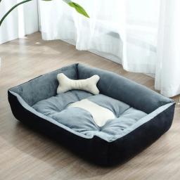 Grande médio pequeno casa cama de gato cama do cão de estimação sofá esteiras produtos para animais coussin chien animais acessórios cães cesta suprimentos - Image 4