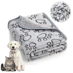 Cobertor fofo macio para animais de estimação, bonito desenho animado, tapete quente e confortável para cães e gatos, alta qualidade - Image 1