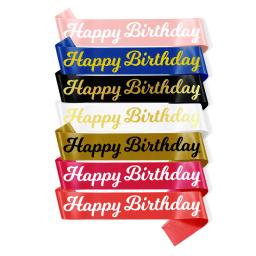 Feliz Aniversário Sash Decoração, Favores Do Partido, Presentes - Image 1