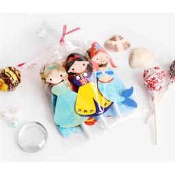 Pirulito Candy Heroes Infantil, Porta-Cartão de Papel, Sereia, Princesa Decoração de Festa, Favores de Aniversário, Decoração para Meninas e Meninos, 30PCs - Image 2