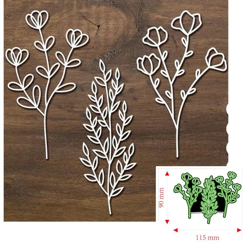 Metal Corte Morre Molde, Decoração De Flores, Artesanato De Papel De Scrapbook, Lâmina De Faca, Stencils De Soco, Morrer - Image 1