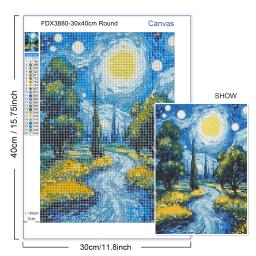 DIY 5D Art Diamond Painting Kit, Impressão Van Gogh, presente perfeito para Handmade Home Decor - Image 2