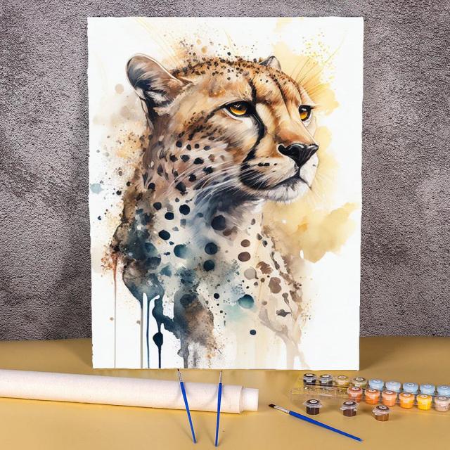 Kits de Pintura Acrílica: Imagens Modulares para Colorir e Decorar sua Sala de Estar com Animais