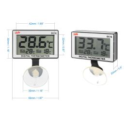 Mini termômetro digital lcd para aquário, termômetro e medidor de temperatura digital lcd com alarme para aquário, suprimentos aquáticos para animais de estimação - Image 6