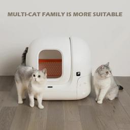 Petkit-Caixa automática para gatos Pura Max, controle de aplicativos, auto limpeza inteligente, banheiro para vários gatos grandes, versão global - Image 1