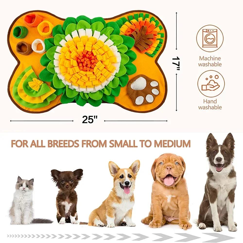 Tapete de rapé grande para cães, treinamento interativo, alívio do estresse, alimentação sniff, alimentador lento, deleite do cão, brinquedos pet - Image 1