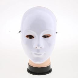 Máscaras de fantasia para decoração de festa Acessórios DIY Máscara sem pintura Máscara facial branca em branco Masquerade - Image 6