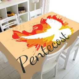 Toalhas De Mesa De Pentecostes Para Decoração De Festa, Resistente A Manchas, Casa, Cozinha, Restaurante, Whitsunday, Corredor De Mesa, Acessórios De Festa - Image 3