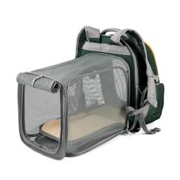 Suprimentos para animais de estimação gato espaço cápsula mochila transportadora ventilar transparente ao ar livre viajar caminhadas transportando expansível - Image 2