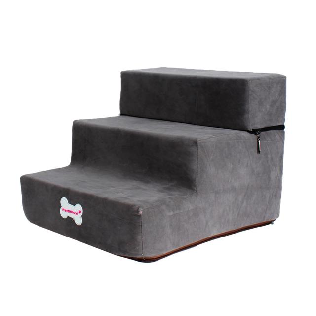 Esponja Lavável Portátil com 3 Camadas para Escadas de Animais de Estimação - Sofá-Cama Antiderrapante para Cães e Gatos