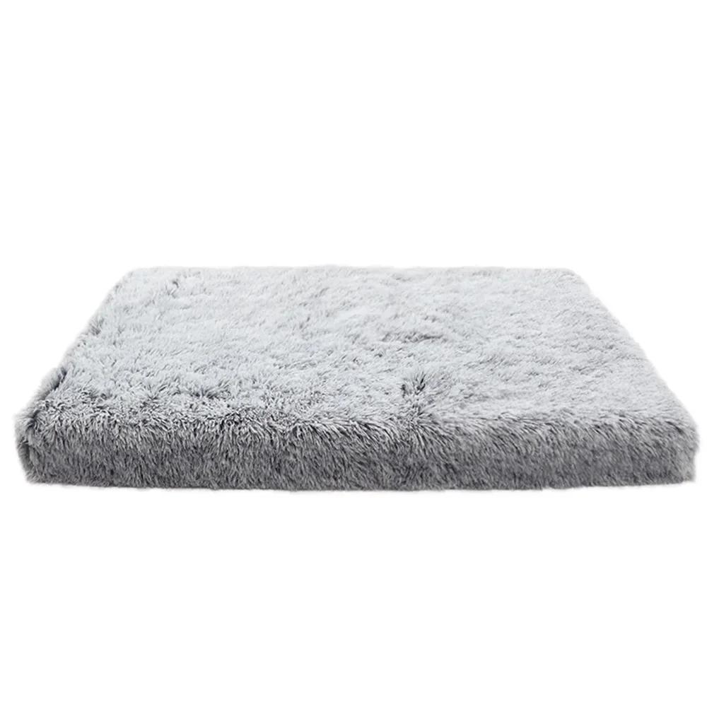 Soft Plush Pet Bed Mat, Almofada calmante removível, Grande limpeza, filhotes de cachorro, cão e gato suprimentos - Image 1