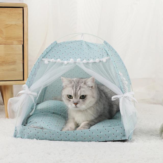 Almofada Quente para Animais de Estimação: Tenda Confortável para Gatos e Cães no Inverno