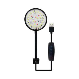 Lâmpada para aquário, USB Power, LED Full Spectrum, iluminação de algas à prova d'água, luz de tanque de 360 graus para tartaruga, 5W, 7W - Image 1