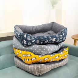 Colchão quente para dormir para animais de estimação, cama de gato, sofá-cama para cães grandes, canil para cães pequenos e médios e grandes, cachorro e gatinho, tamanho grande - Image 1