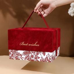 Caixas De Papel Para Embalagem De Presente, Caixa De Veludo, Caixa De Doces, Favor De Festa De Casamento, Dia Dos Namorados, Decoração De Aniversário - Image 2