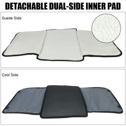 Transportadora de animais dobrável e portátil, Mala expansível para cães e gatos, Saco de transporte para ventilar, Suave - Image 6