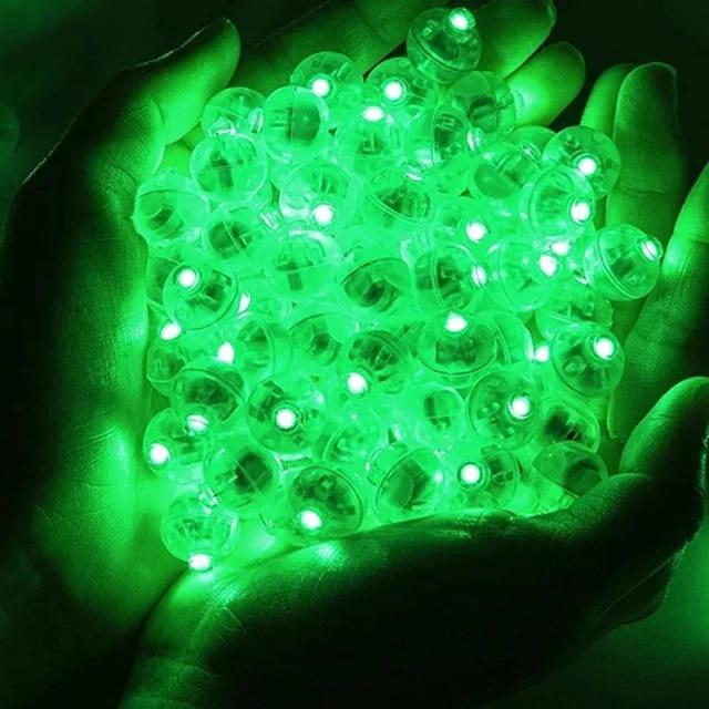Mini LEDs Coloridos para Decoração: 10/100 Balões Luminosos Piscantes para Festas e Casamentos