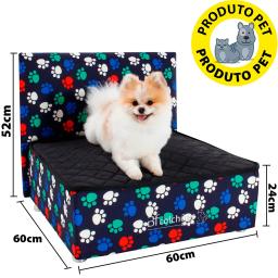 Cama Box Caminha Pet Com Cabeceira Para Cachorros e Gatos Luxo - BF Colchões - Image 2