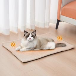Cobertor para animais auto-aquecido com corpo térmico, Almofada quente para cães e gatos, Cobertor lavável para cachorro, Núcleo refletor de calor - Image 1