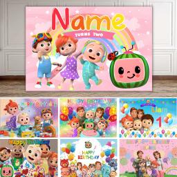 Balão de desenho animado personalizado para crianças, balão de cor, festa de aniversário, fotografia decoração, fundo, adereços estúdio, menino, menina, família - Image 1