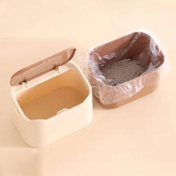 Caixa de lixo portátil para gatos, Bedpan removível, Kitty Pan totalmente fechado, vaso sanitário para coelhos, gatos médios e grandes, pequenos animais - Image 4