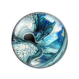 GICLEE FINE Art Print Cabochão De Vidro, Flat Back Making Finding, Pintura Acrílica Flash Original, Foto redonda, Demo Finding, 12mm, 20mm, 25mm - Image 2
