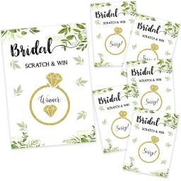 48 Pcs/set Noiva Do Casamento para ser Cartão Do Jogo De Noiva Chuveiro Decoração Do Partido Suprimentos Hen Decoração Do Partido - Image 3