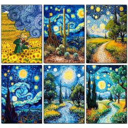 DIY 5D Art Diamond Painting Kit, Impressão Van Gogh, presente perfeito para Handmade Home Decor - Image 1