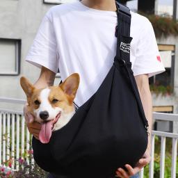 Animais de estimação de saída transportar mochila cães pet cão saco portador do gato saco ombro único viagem respirável filhote de cachorro sacos transportadoras suprimentos - Image 1