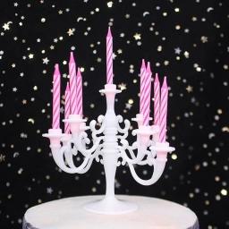 Velas e Porta-Castiçais, Decorações De Festa De Aniversário, Pacote 9, 1 Conjunto - Image 1