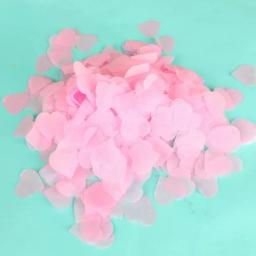 2 pacotes de confete colorido amor pêssego coração dia dos namorados festa de casamento mão jogando pétalas onda bola balão enchimento papel - Image 6