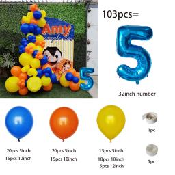 Conjunto de balões de hélio na forma de boneca, decoração para festa de aniversário, chá de bebê, menino e menina, brinquedo, 1 conjunto - Image 6