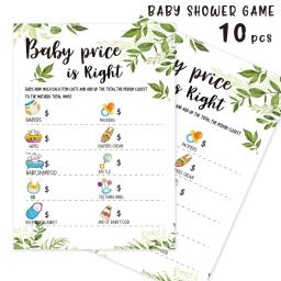 10pcs Baby Shower Previsão e Conselhos Cartões Que Conhecem Mamãe Fun Fácil de Jogar Jogo para Festa de Aniversário Atividades Fornecimento - Image 3