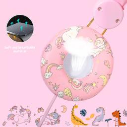 Unicórnio dos desenhos animados crianças fones de ouvido para meninas música estéreo do computador fone de ouvido com fio do telefone móvel com microfone para o menino presente da criança - Image 4