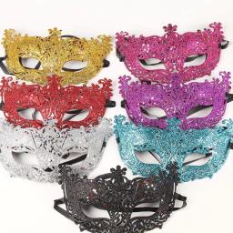 Máscara de renda para adultos e crianças, nova máscara floral, maquiagem para festa, tamanho grande - Image 1