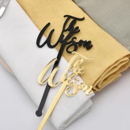 Personalized Cocktail Sticks, Bebida de Casamento Tags, Nome, Mão Lettered, Caligrafia Mexa, Swizzle Sticks, 10 Pcs, 30 Pcs, 50Pcs - Image 3