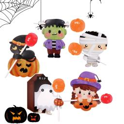 Cartões de pirulito animal para crianças, Candy Holder Supplies, Caixa criativa, Animal selvagem, Happy Birthday Party, Candy Gift Acessório, 48pcs - Image 4