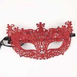 Máscara de renda para adultos e crianças, nova máscara floral, maquiagem para festa, tamanho grande - Image 3