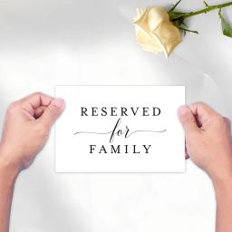 Sinais reservados para Casamentos Festas, Festas e Eventos, Cartão Famílias para Casamentos e Festas, 10PCs - Image 4